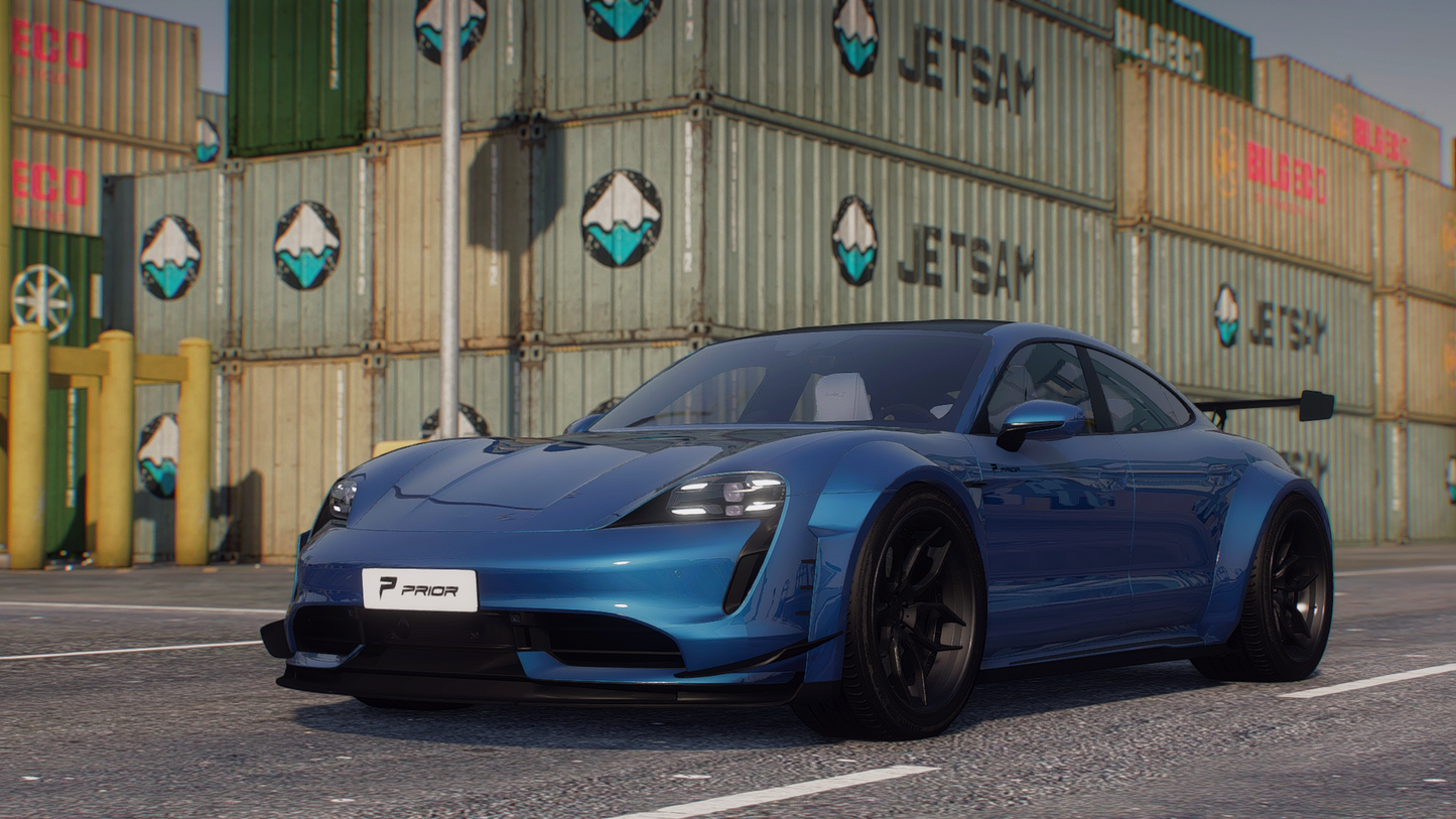 2021 Porsche Taycan Turbo S & Prior Design | Ahmeda1999