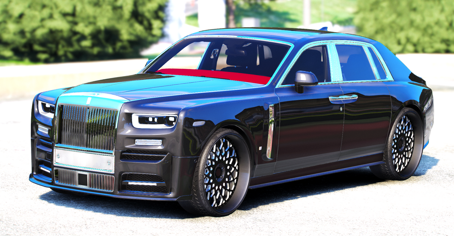 (Debadged) Rolls Royce Phantom 2018 Mafia (Stash Money & AK47) | IY