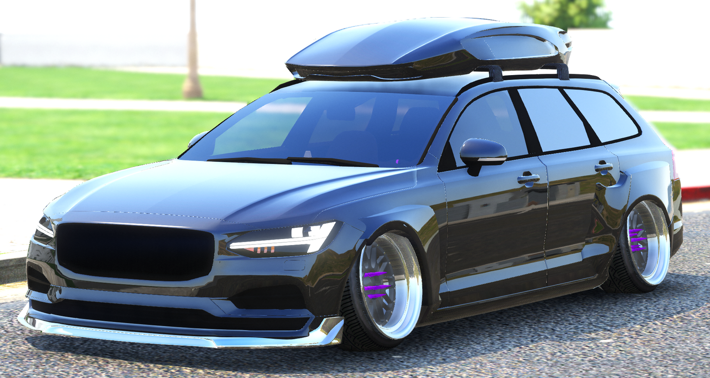 (Debadged) Volvo V90 Widebody Stanced 6 Seater | sly