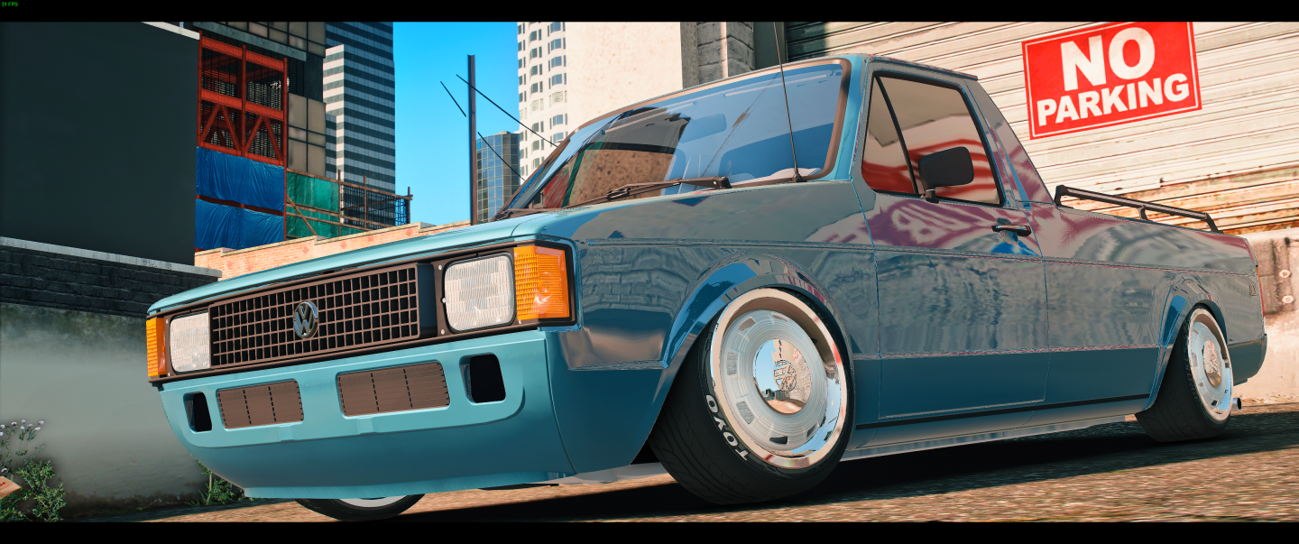 Bagged Volkswagen Golf Rabbit | GodzGift