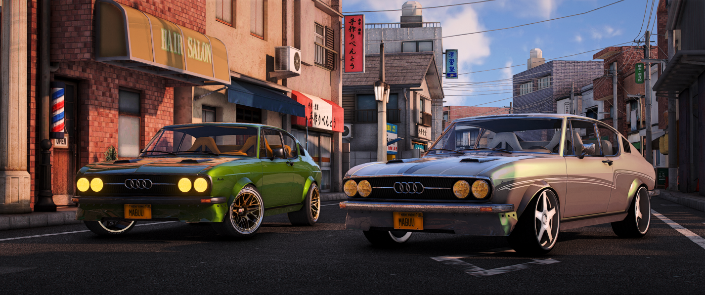 Audi 100 SC1 2 cars pack | OWL Frost
