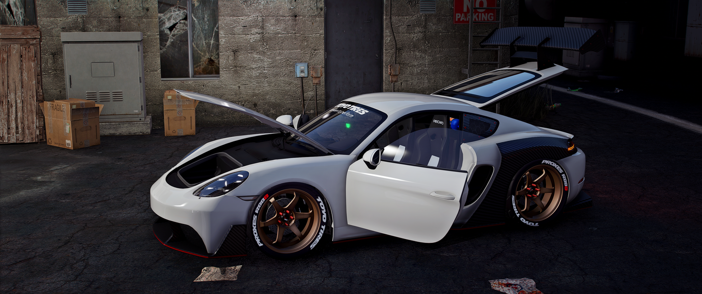Porsche 718 Cayman Kitted | Goonie