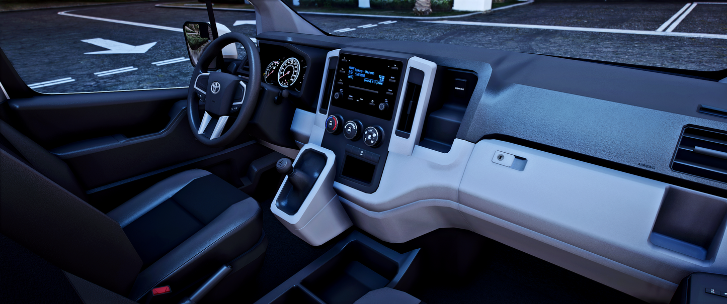 (Debadged) 2023 Toyota Hiace Crew Cab | Raz3r Blad3