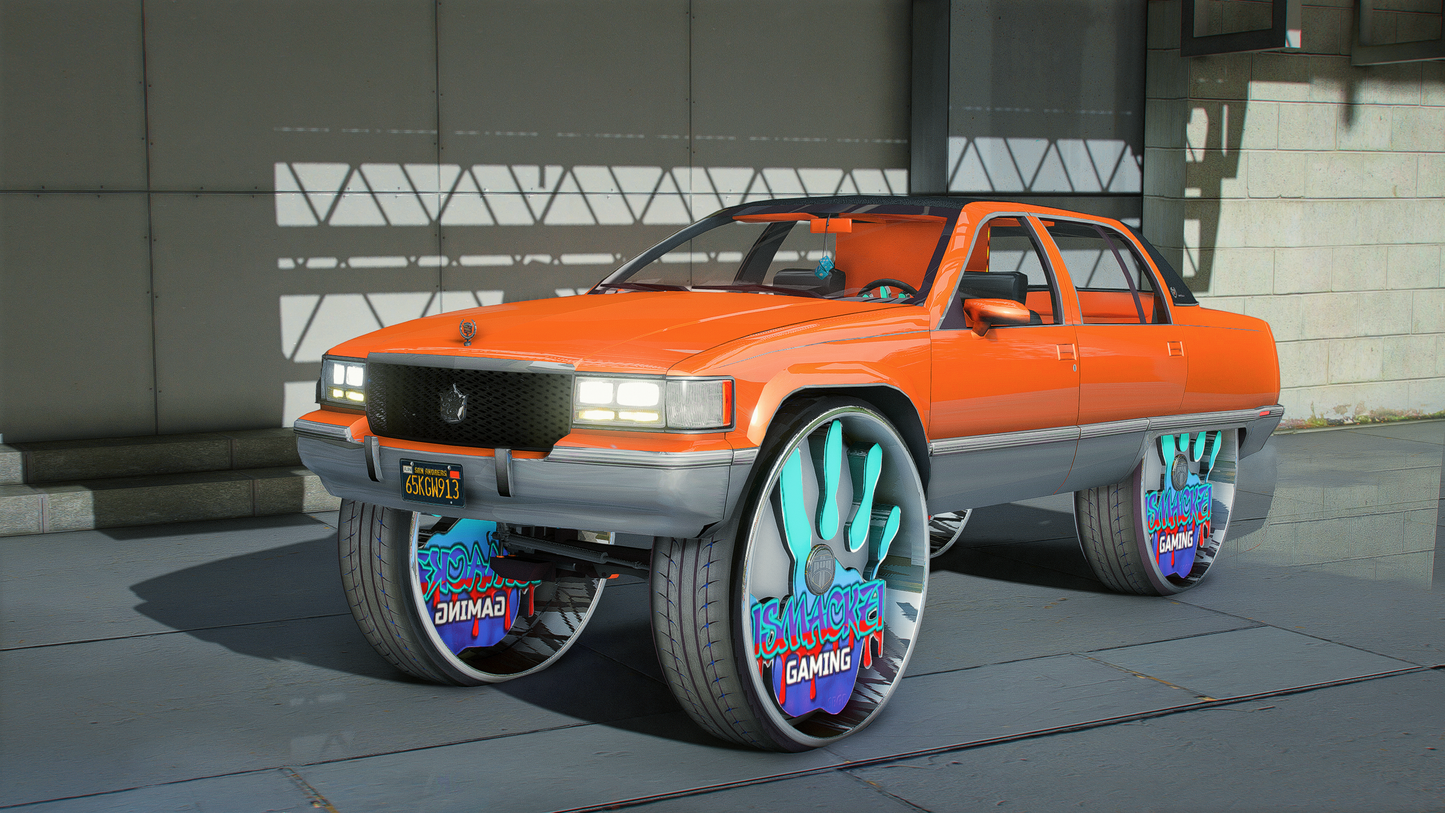 Cadillac Fleetwood 1994 Donk Spiners | Ismackzi