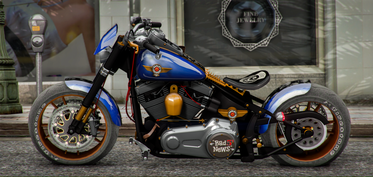 Harley-Davidson Fat Boy Lo Racing Bobber Lost MC Custom | ChOcOsKiZo