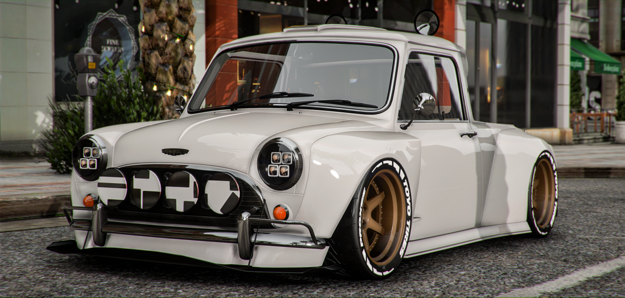 Mini Cooper Rocket Bunny Pick Up | Domyah Abuloay