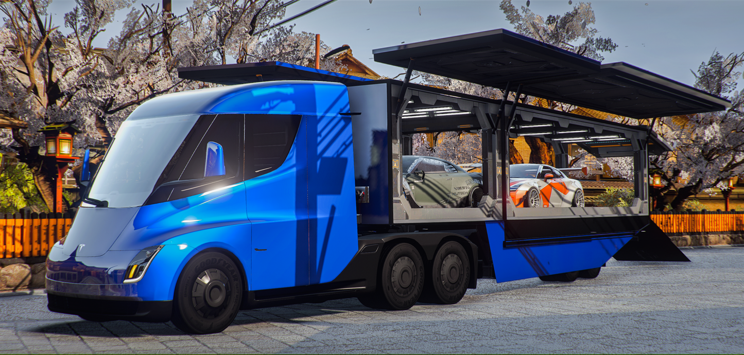 Tesla Semi + Trailer