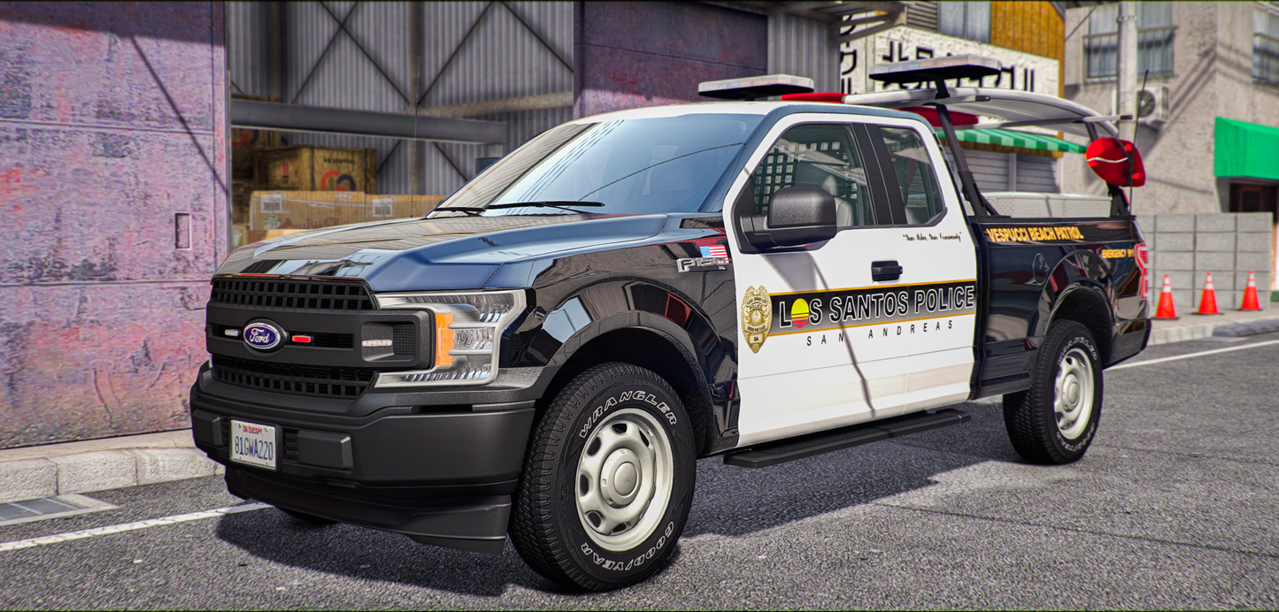 Ford f150 Beach Police 2018 | Grime