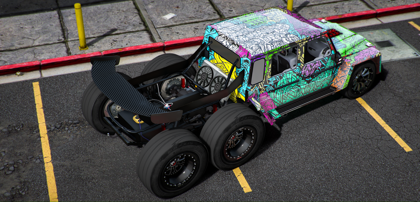 Mercedes G63 6x6 Demon (6 Liveries)