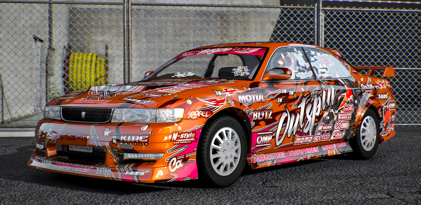 1990 Toyota Chaser (+95 Tunings Part + 16 Liveries) | Hashiriya