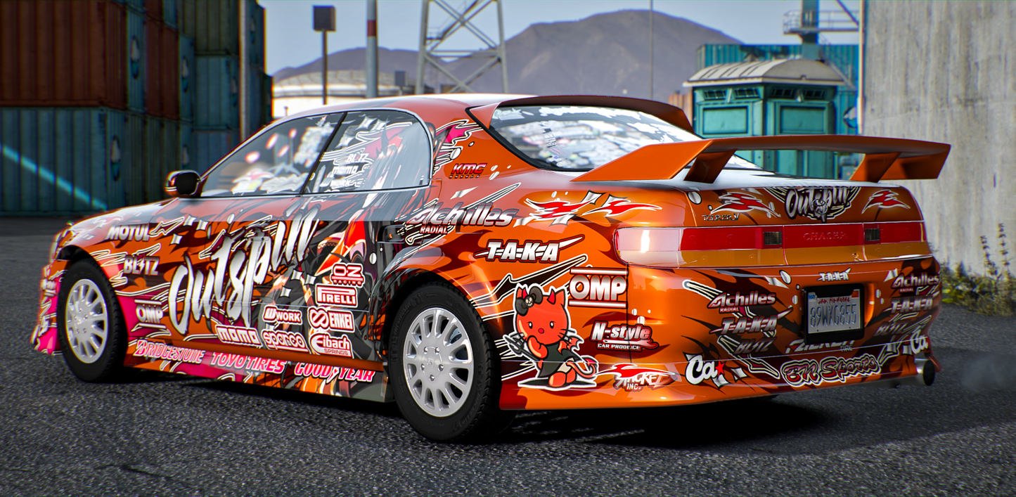 1990 Toyota Chaser (+95 Tunings Part + 16 Liveries) | Hashiriya