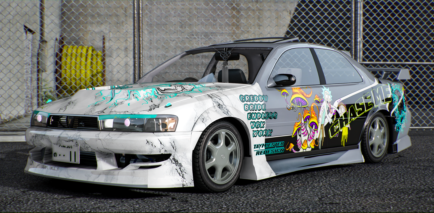 1990 Toyota Cresta (+151 Tunings Part + 6 Liveries) | Hashiriya