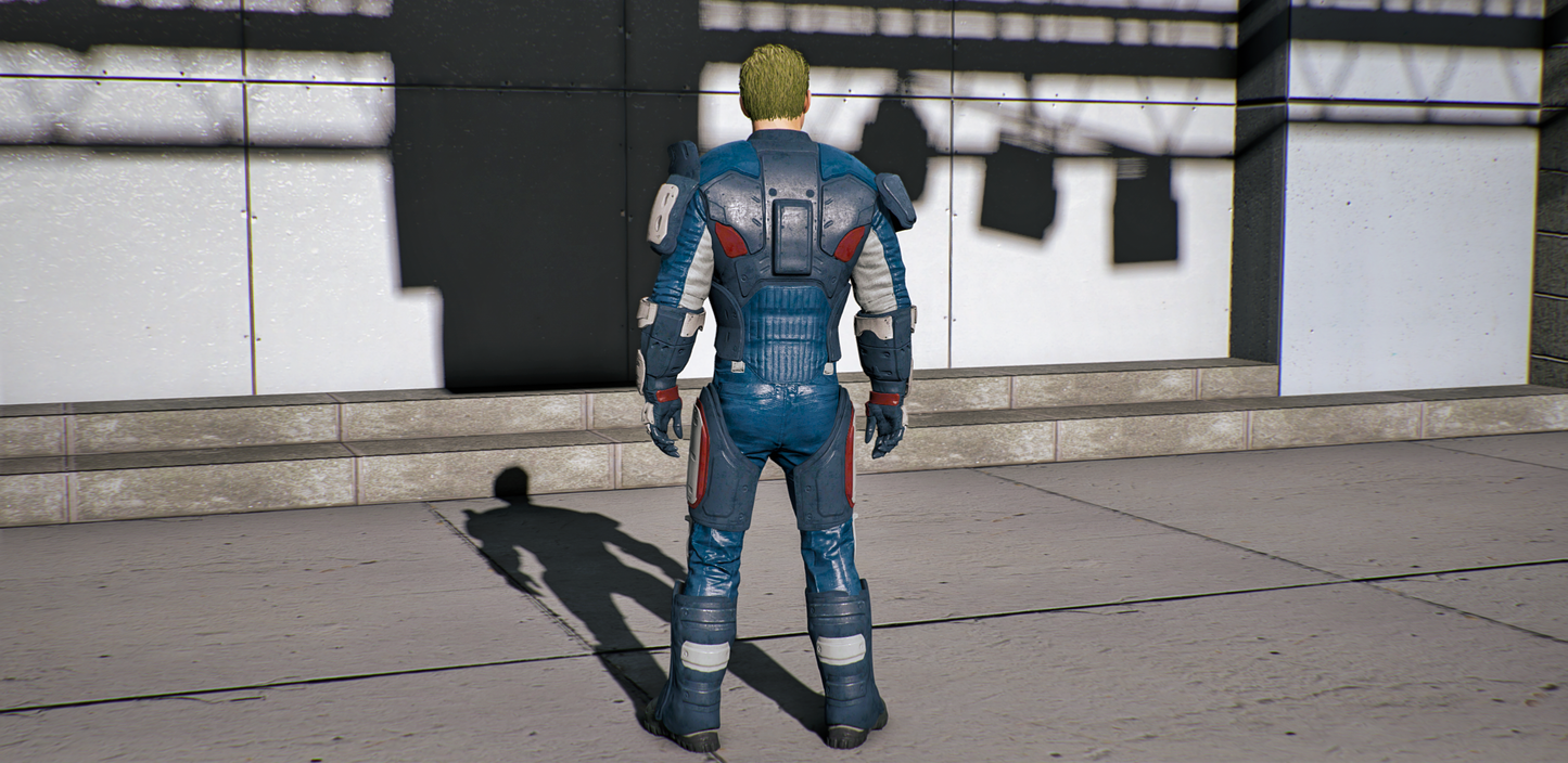Captain America (Custom Battle Armour)