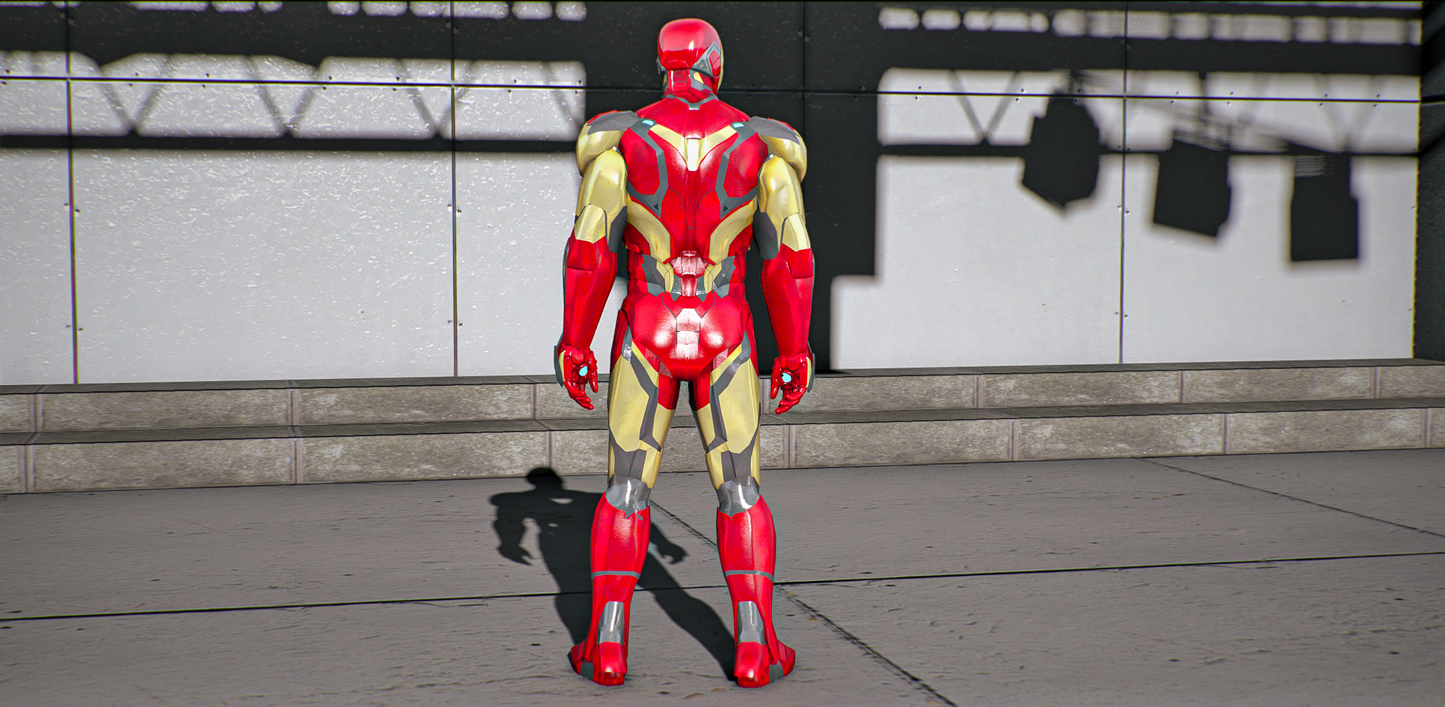 Iron Man Mark 85 + Tony Stark Togglable Head