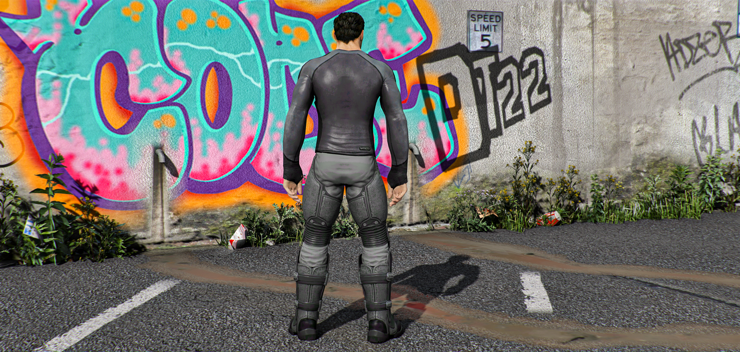 Bruce Wayne Suit Off