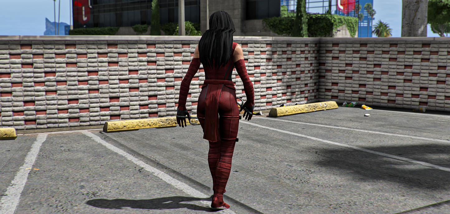 Elektra MCU Pack (Black,Red Outfit)