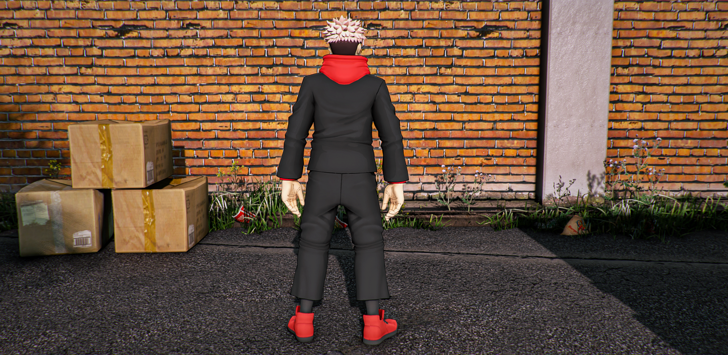 Yuji Itadori (Normal + Cel Shading)