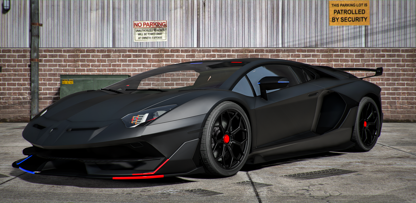 (Debadged) Lamborghini SVJ LEO PD Modern Lights