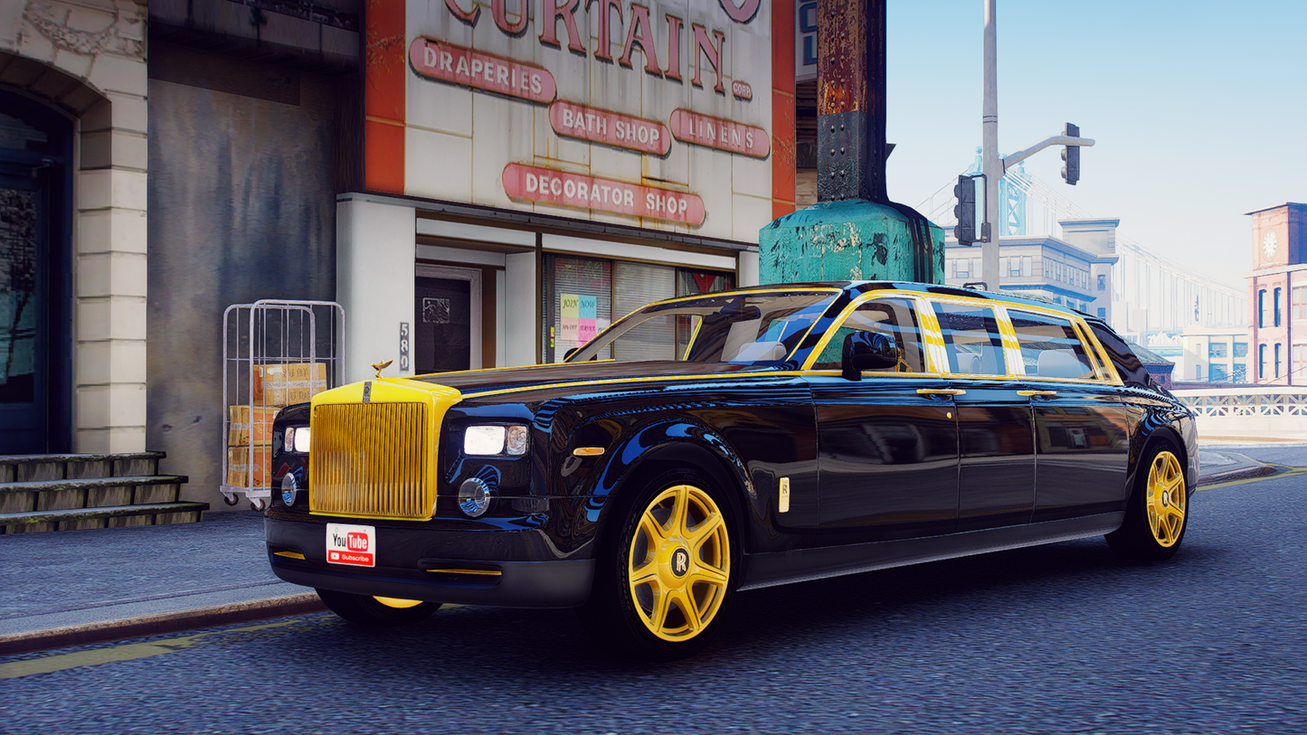 Rolls Royce Phantom VII Limo Gold Version | Przemo