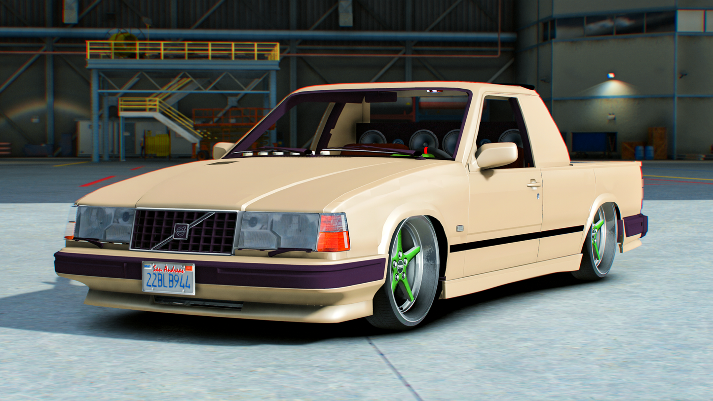 Volvo 945 Pickup Slammed