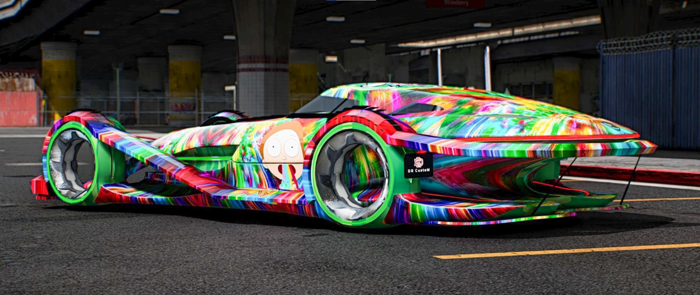 Mercedes-Benz Silver Arrow Concept Rick and Morty | Dr Custom