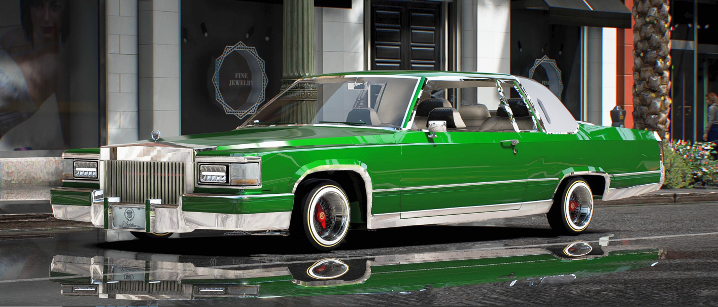 Cadillac Fleetwood Lowrider | Yikes