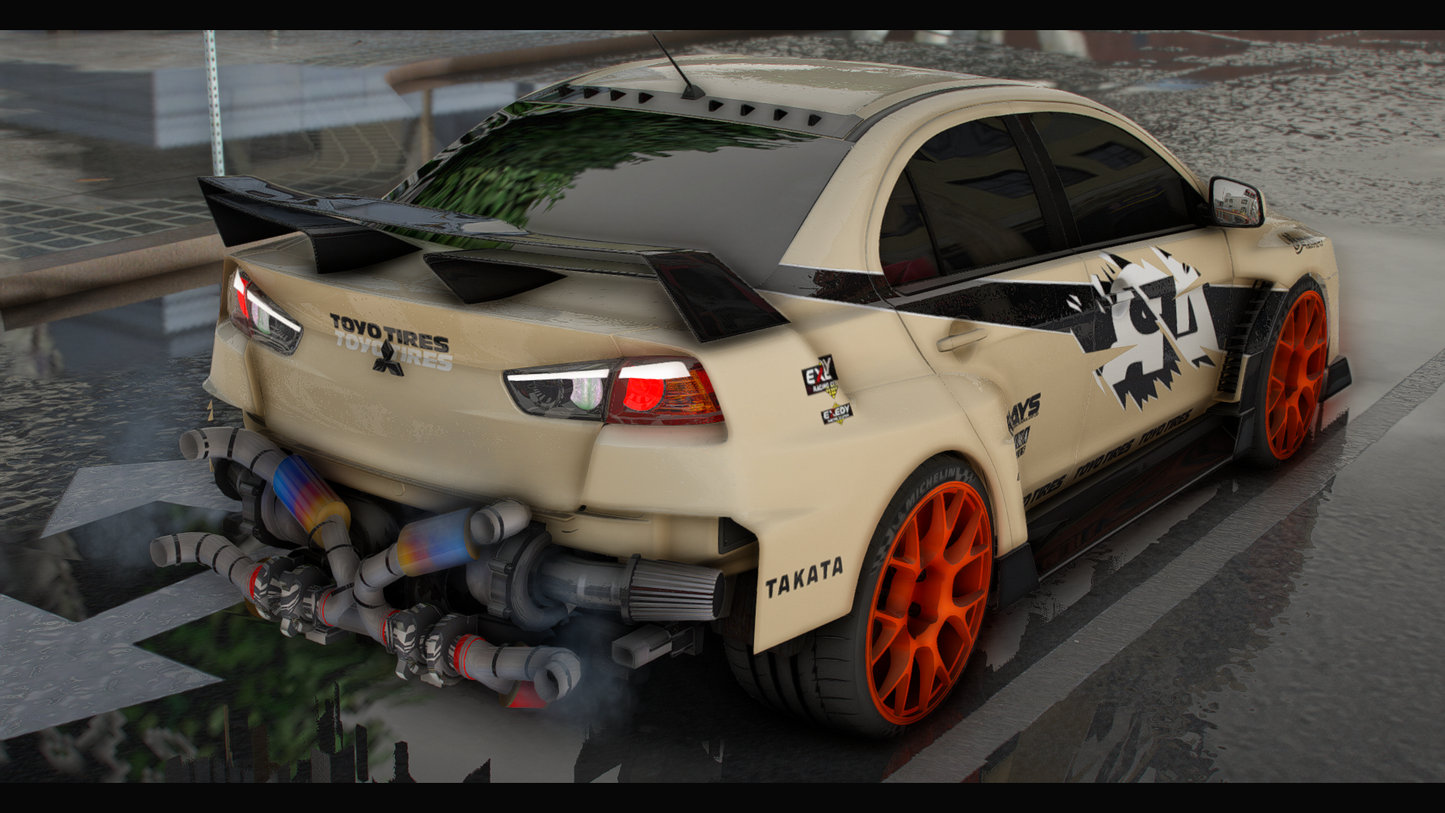 Mitsubishi Evo X Hycade Customs Exhaust