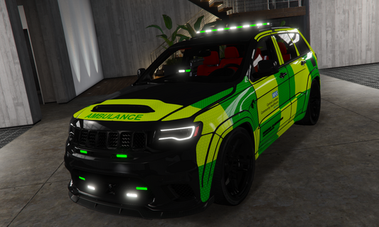 Jeep Trackhawk Marked Ambulance | Ghost Customs