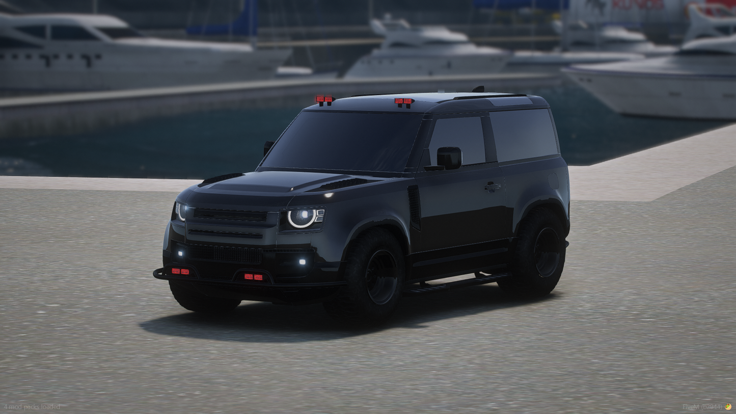 (Debadged) 4x4 Land Rover Defender 90 | Sakura Services