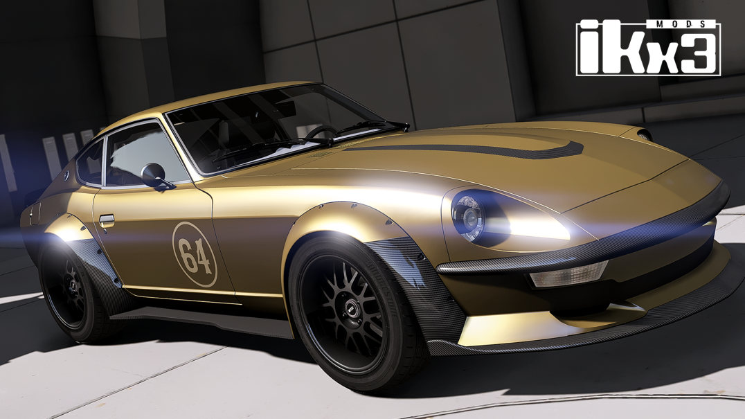 Datsun 280Z Fosberg Racing Gold Leader 1975 | IKX3 Mods