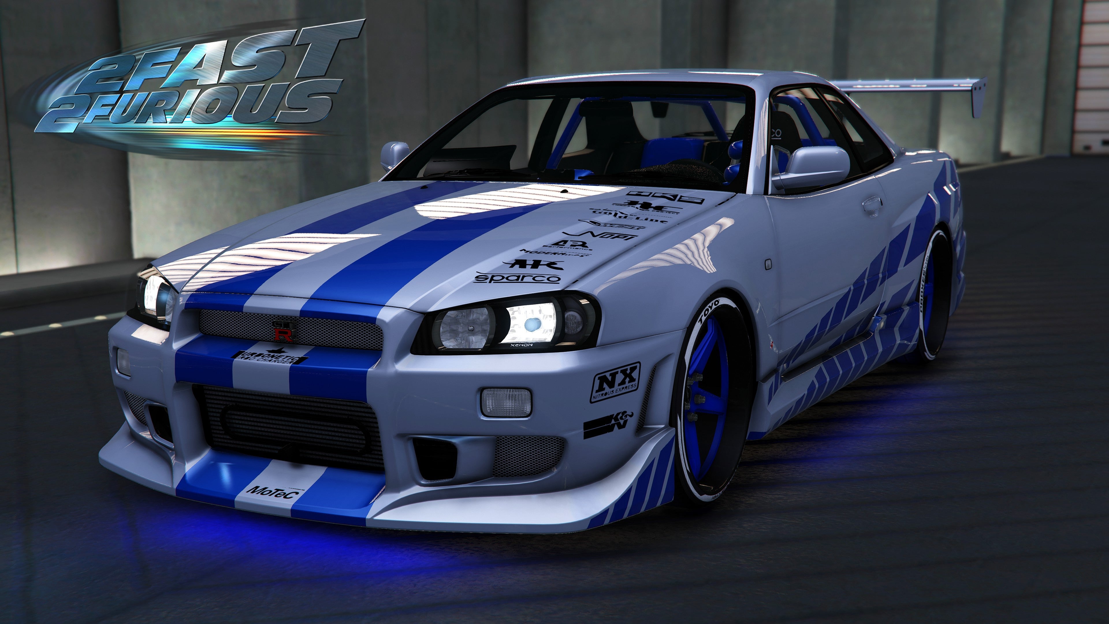 Rmod Customs Nissan Skyline GT-R BNR34 C-WEST | Rmod Customs – Gorilla Cars & MLO