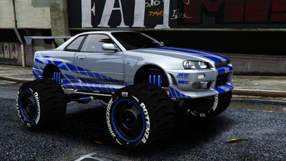 Nissan Skyline R34 Monster Truck | Rmod Customs