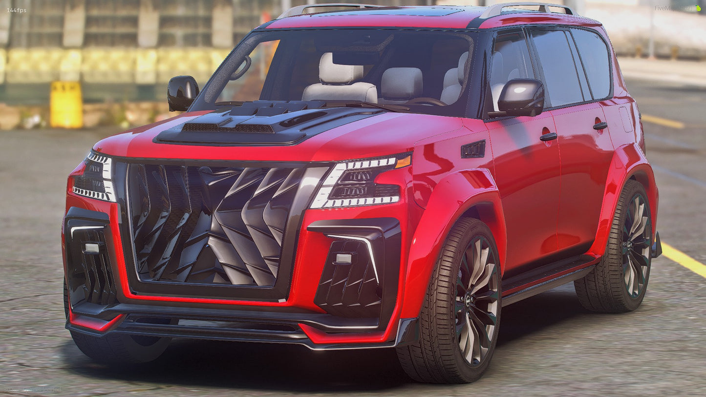 2021 Nissan Armada Black Hawk Widebody | Nukem Customs