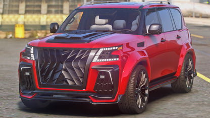 2021 Nissan Armada Black Hawk Widebody | Nukem Customs