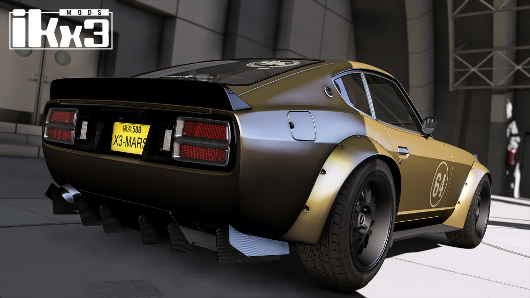 Datsun 280Z Fosberg Racing Gold Leader 1975 | IKX3 Mods