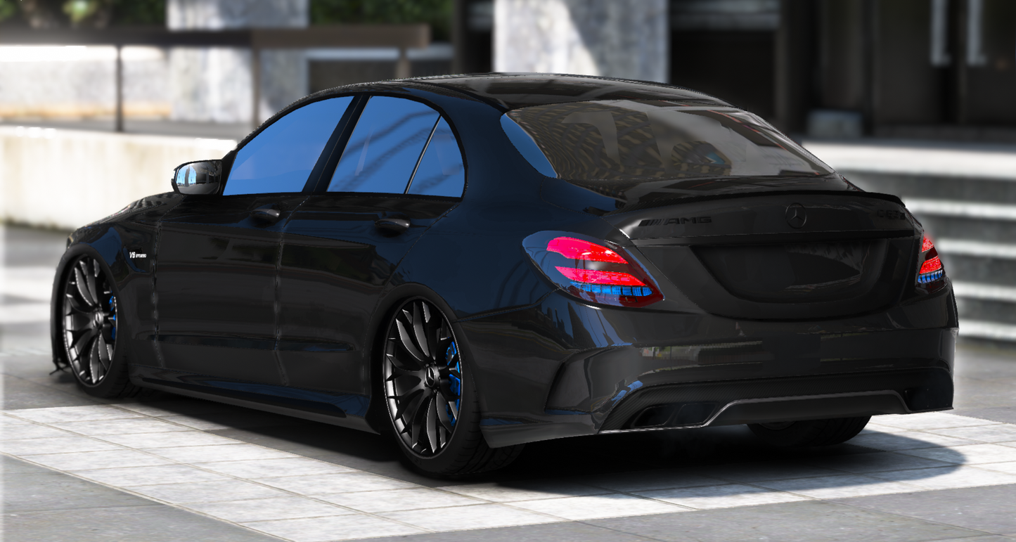 (Debadged) Custom Mercedes C63s (Engine Swap + Changeable lights + 5 seater) | sly