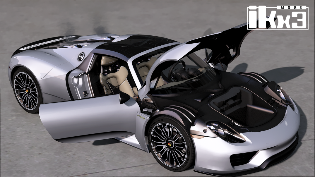 Porsche 918 Spyder 2014 | IKX3 Mods