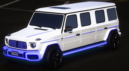 (Debadged) Mercedes G-Wagon Limousine 10 Seater Animated Lights