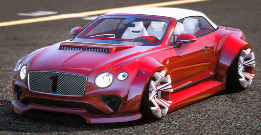 (Debadged) Widebody Bentley Continental GT Convertible Number 1 Edition | Hamada Drift