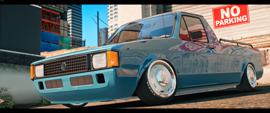 Bagged Volkswagen Golf Rabbit | GodzGift