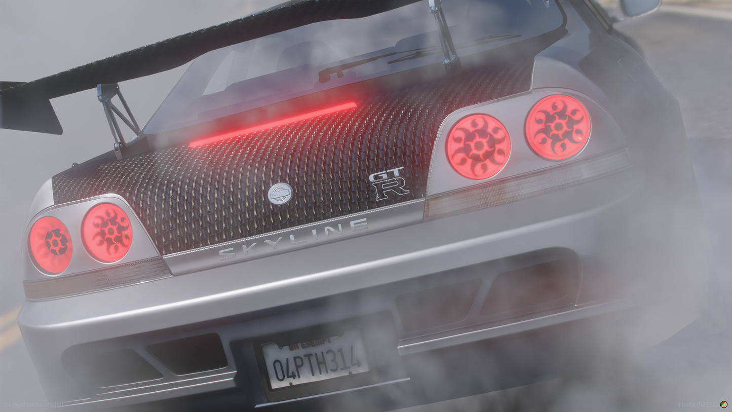 Sharingan Nissan R33 V-Spec | 4K Customs