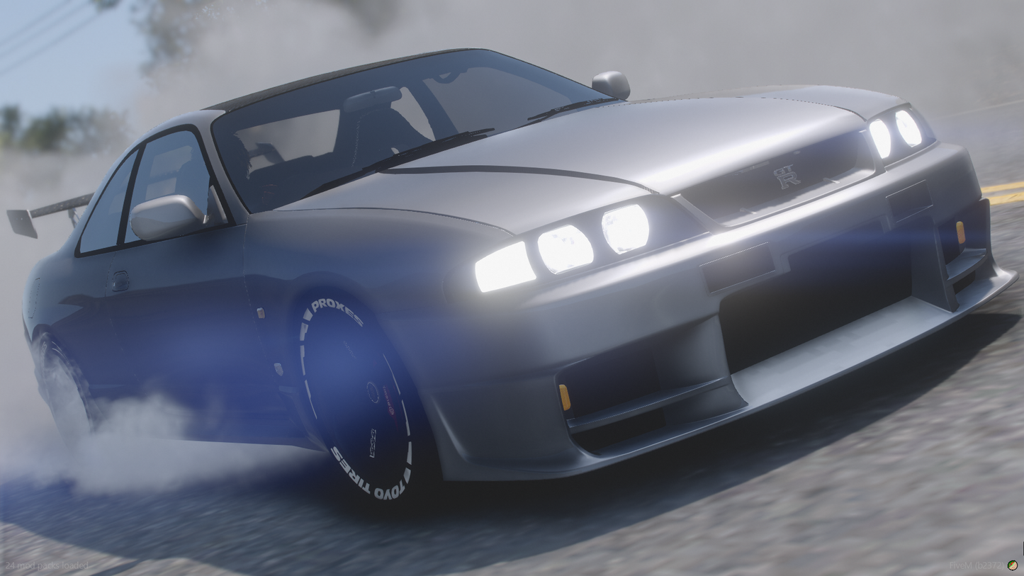 Sharingan Nissan R33 V-Spec | 4K Customs