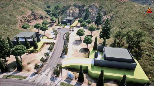 [MAP] Villa Mirror Park [3 House] | Babwaa Studio