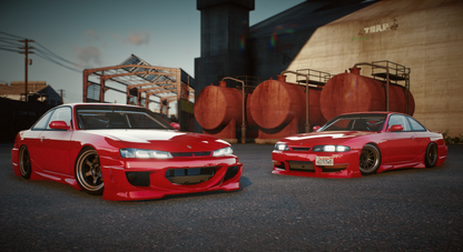 (Debadged) Nissan Silvia S14 Kouki + Zenki [280+ Tuning Parts] | ElioMinati