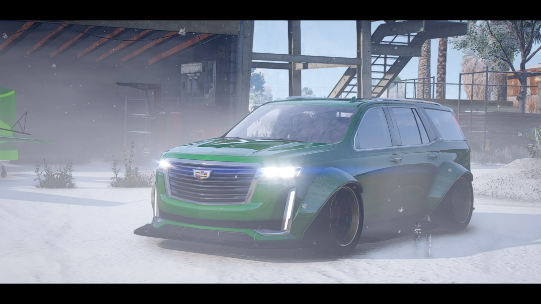 Drippy Widebody Caddy Cadillac Escalade | Nejcs Garage – Gorilla Cars & MLO
