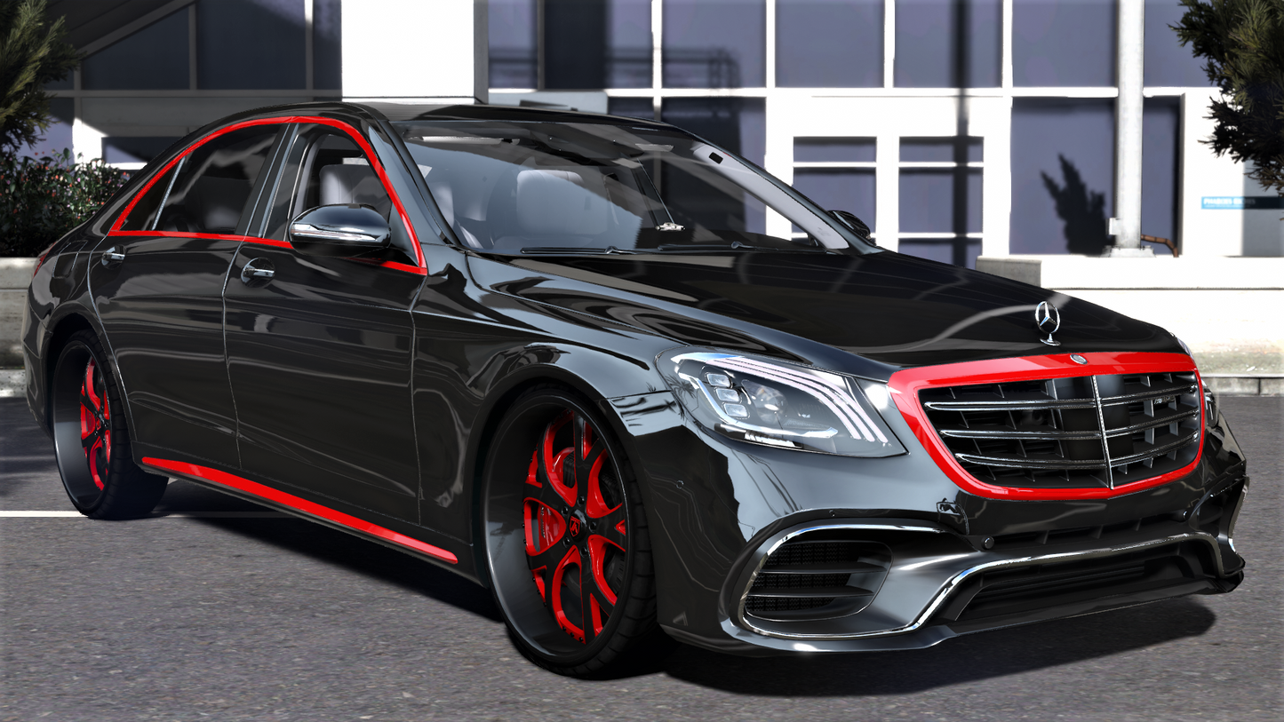 Mercedes AMG S63 W22 2018 (Stash Money & Gucci AK47) | IY