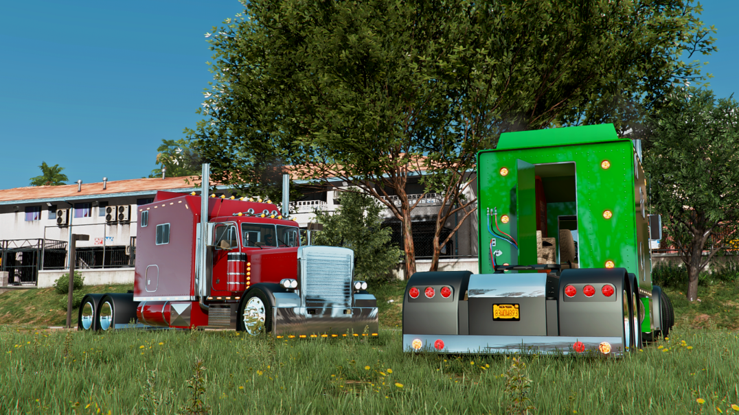 Peterbilt 379 Custom Legacy Cabinets | Flairs Semis Truck