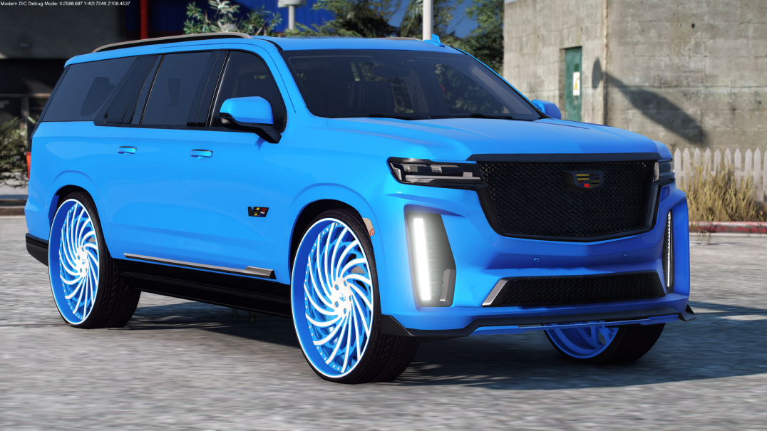2023 Cadillac Escalade V-Sport on 30” Amani Forged | Nukem Customs