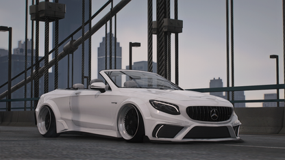 Mercedes S63 Cabrio Custom [Animated Roof] | Macs Custom