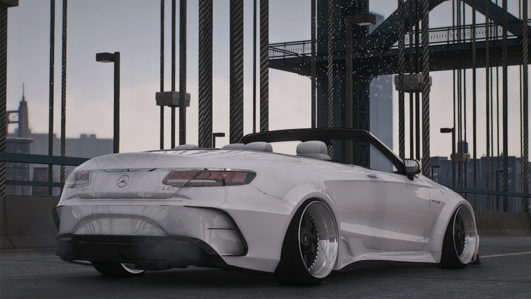 Mercedes S63 Cabrio Custom [Animated Roof] | Macs Custom